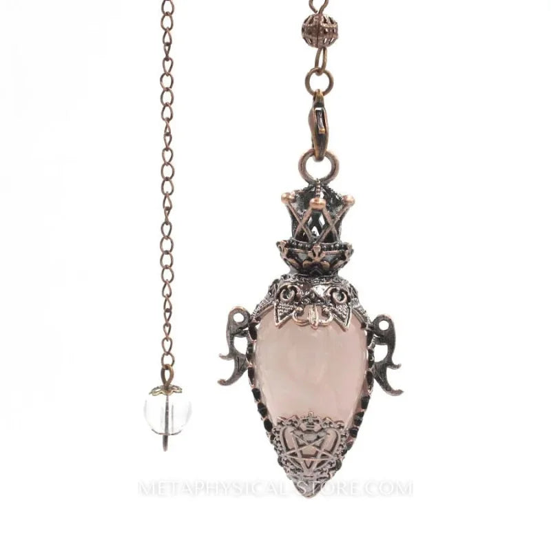 Ancient Pendulum - Rose quartz