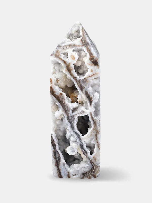 Druzy Agate Tower