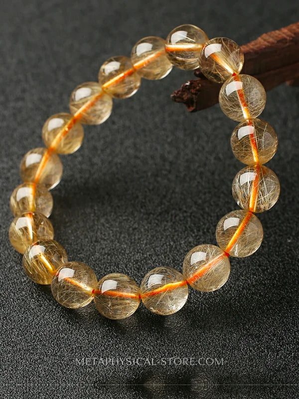 Rutilated Quartz Bracelet