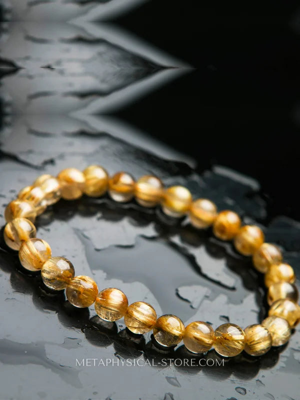 Rutilated Quartz Bracelet