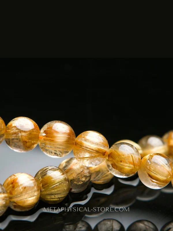 Rutilated Quartz Bracelet