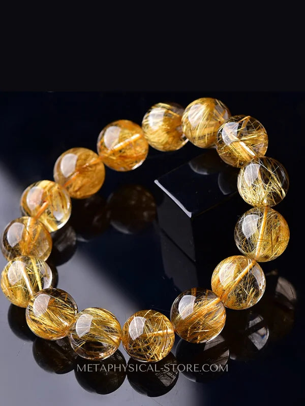 Rutilated Quartz Bracelet