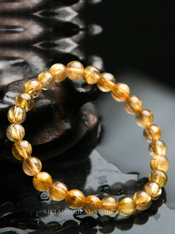 Rutilated Quartz Bracelet