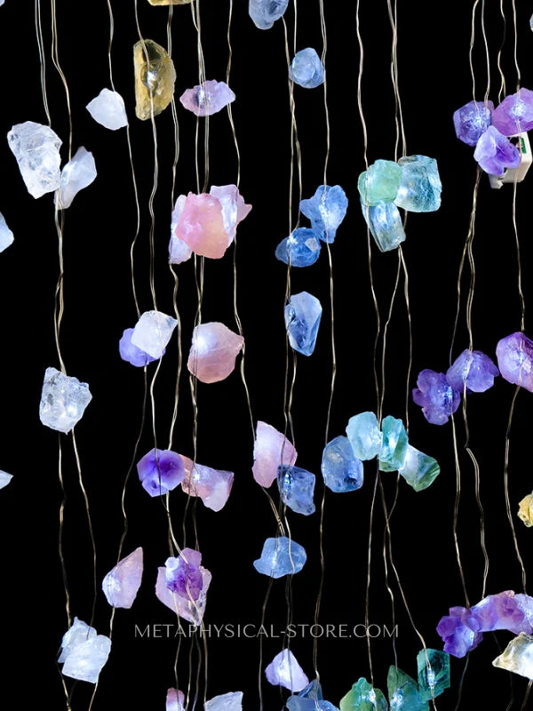 Amethyst string lights