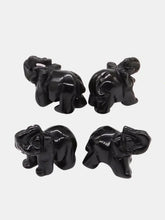 Black Obsidian Elephant