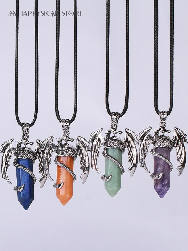 Dragon crystal necklace