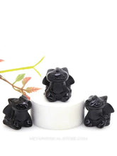 Dragon Crystals Black obsidian