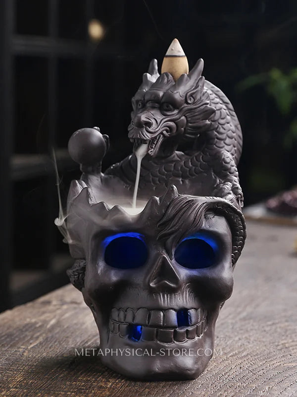 Dragon skull Incense Burner