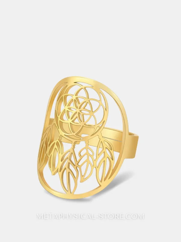 Dream Catcher Ring - Gold