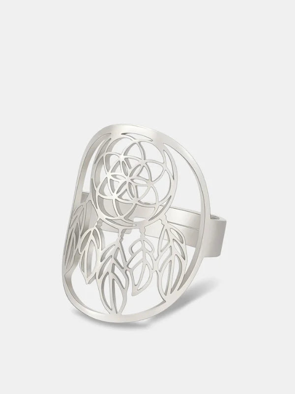 Dream Catcher Ring - Silver