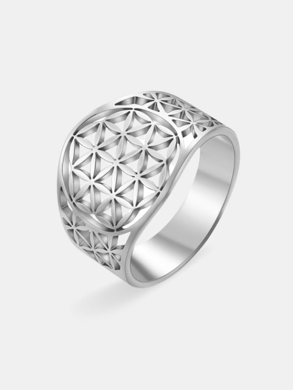 Flower of life ring