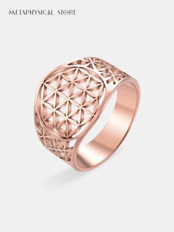 Flower of life ring