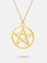 Gold Pentagram necklace