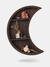 Half moon wall shelf
