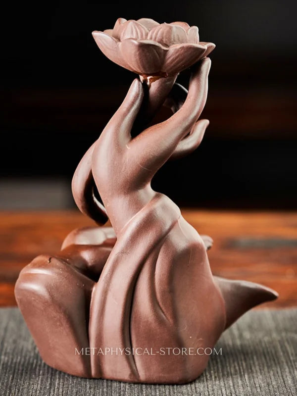 Hand incense burner