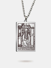 High Priestess Tarot card necklace