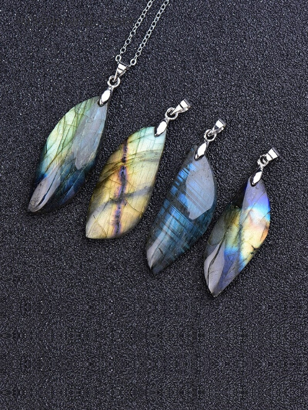 Labradorite crystal necklace