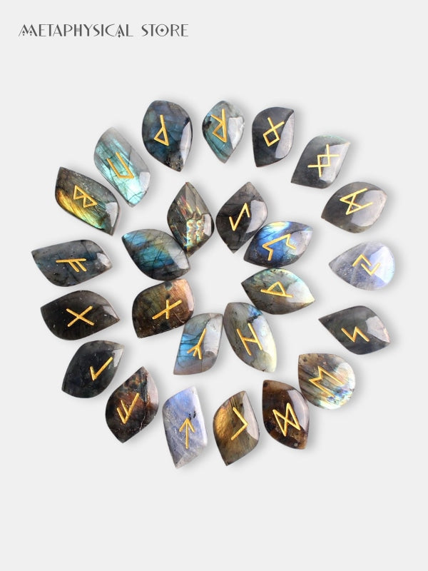 Labradorite rune stones