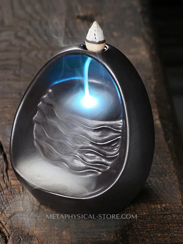 Modern backflow incense burner