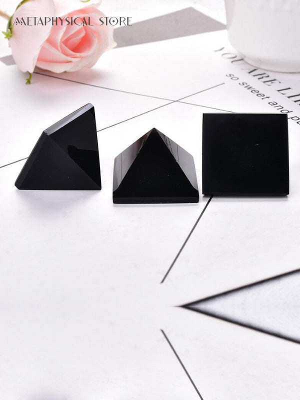 Obsidian pyramid