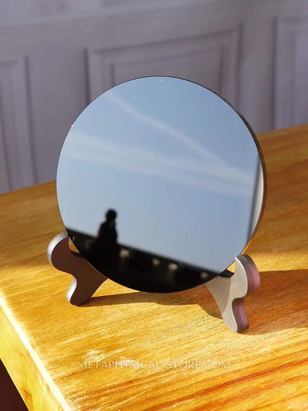 Obsidian Scrying Mirror
