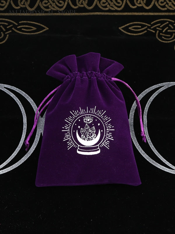 Purple tarot deck pouch