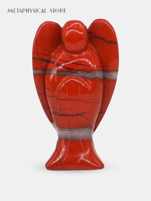 Red jasper angel