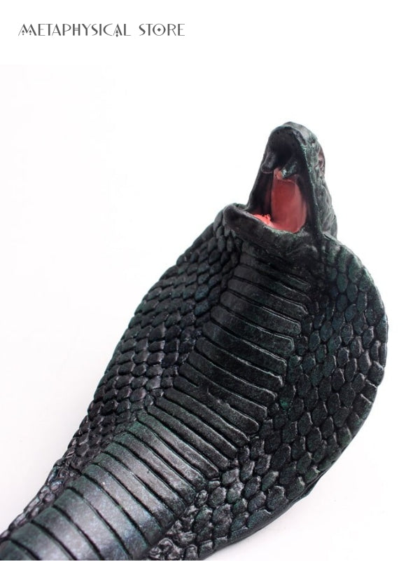 Snake crystal ball stand