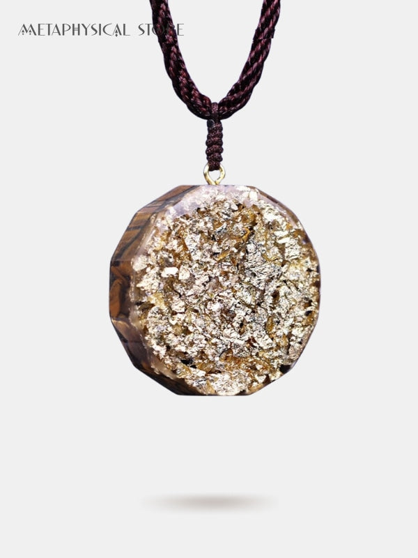 Sri Yantra crystal necklace