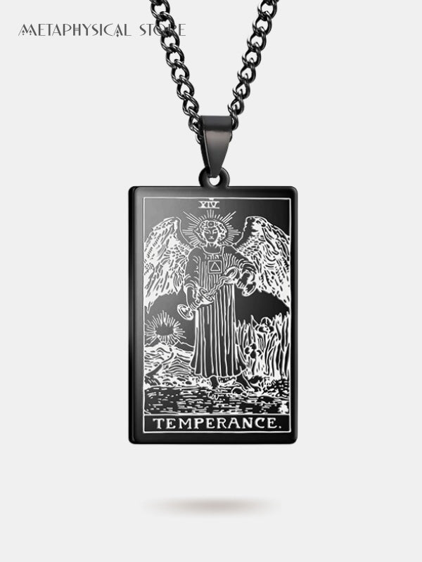 The temperance card necklace