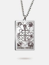 The wheel of fortune card necklace