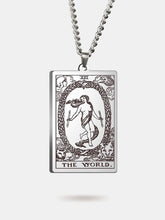 The world card necklace