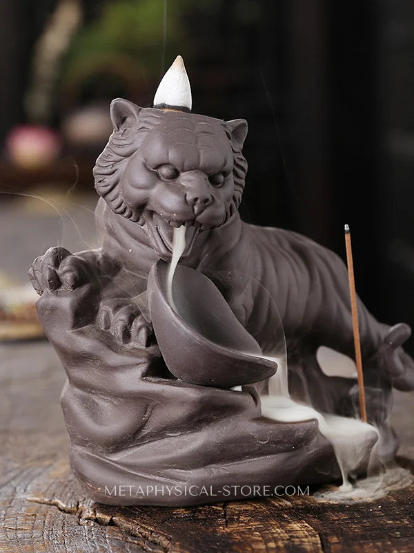 Tiger incense burner