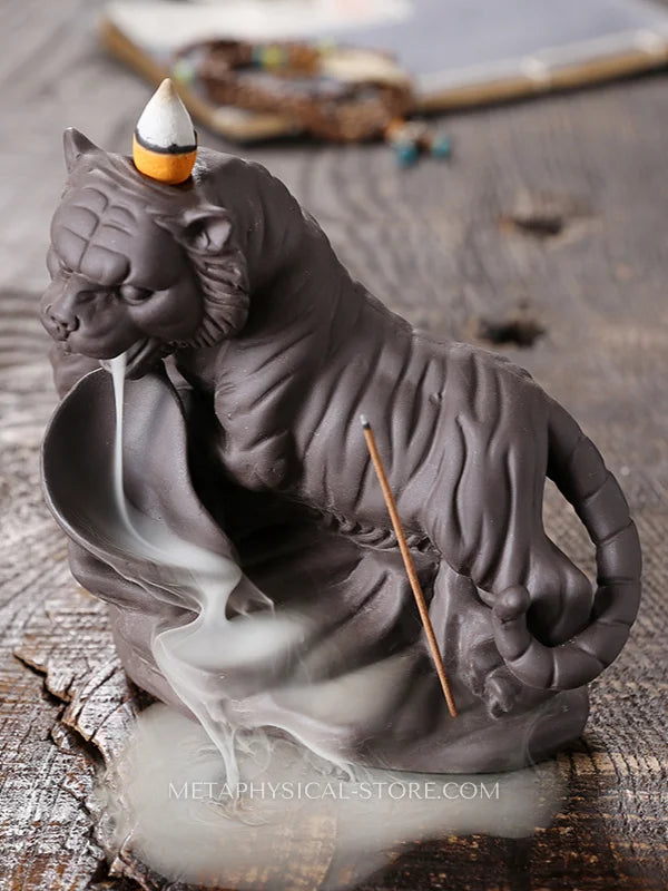 Tiger incense burner