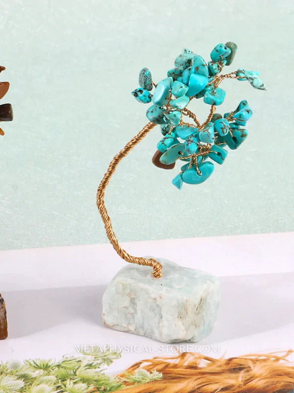 Turquoise Crystal Tree