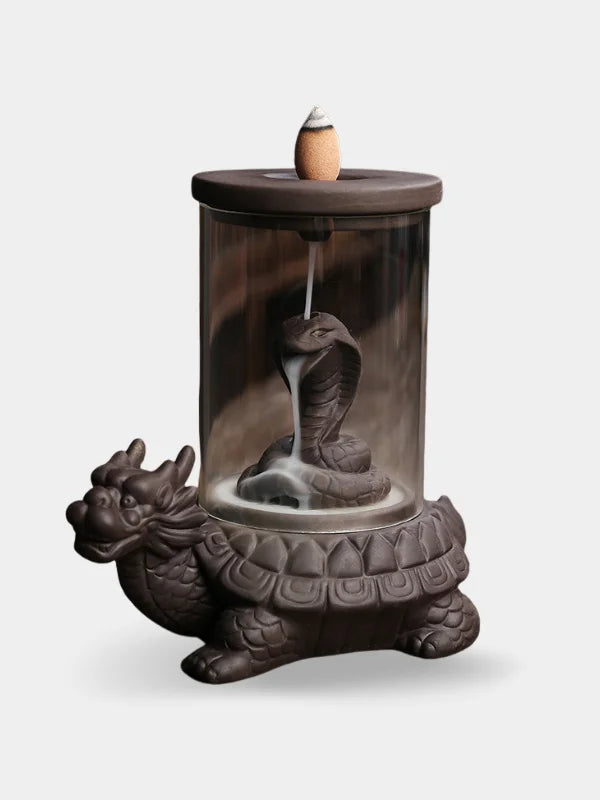 Turtle incense burner