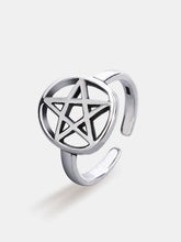 Wiccan pentacle ring