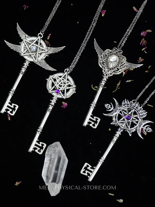 Witches Key Necklace