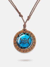 Wooden Pentacle necklace