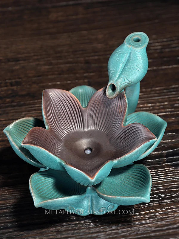 Zen Lotus Backflow Incense Burner