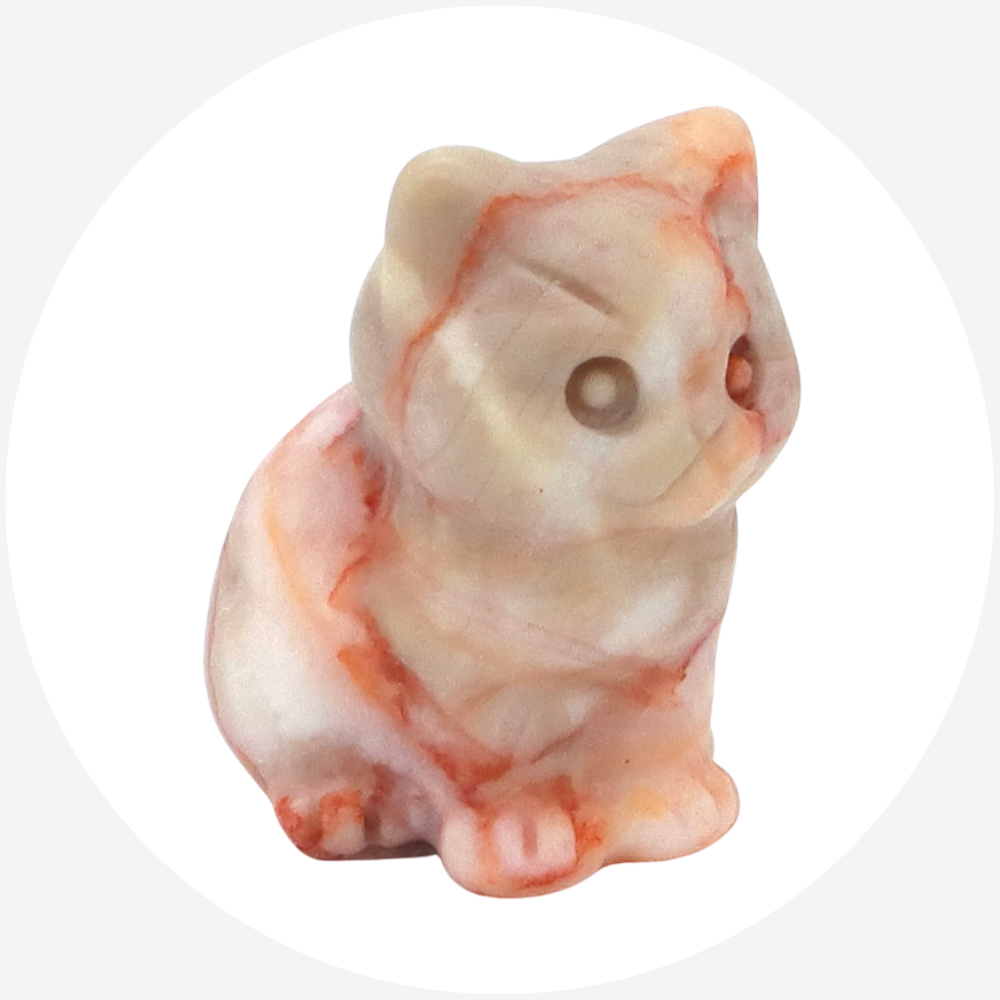 crystal cat figurines