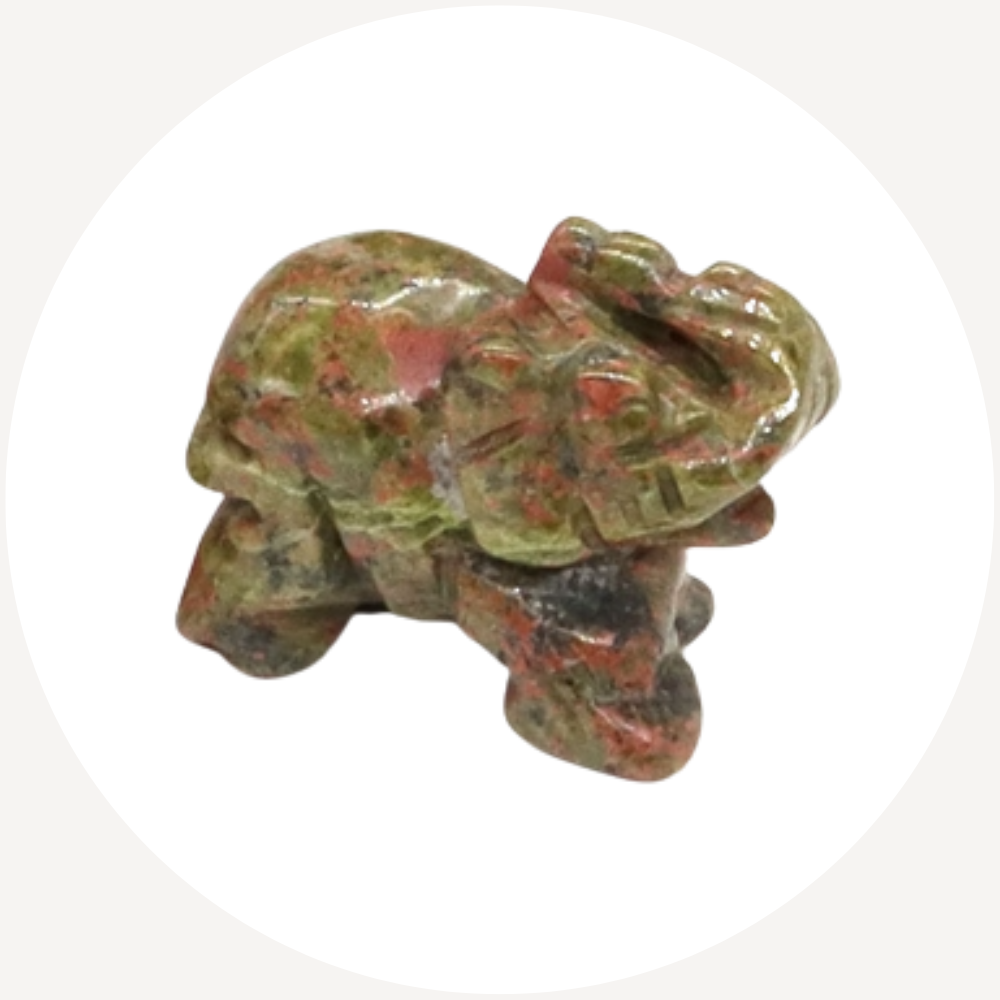 crystal elephant figurines