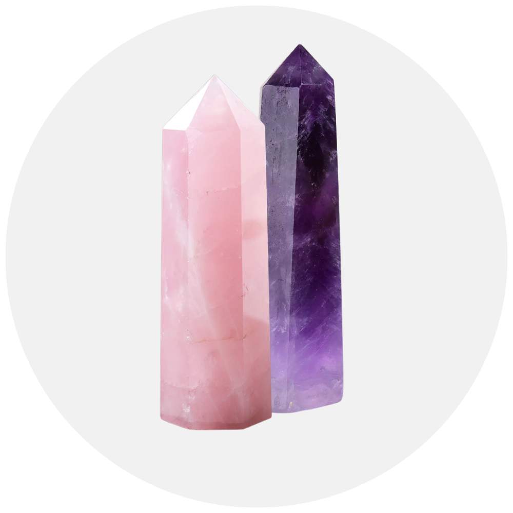 crystal points