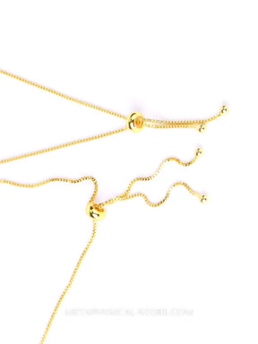 Gold Rose Quartz Bracelet