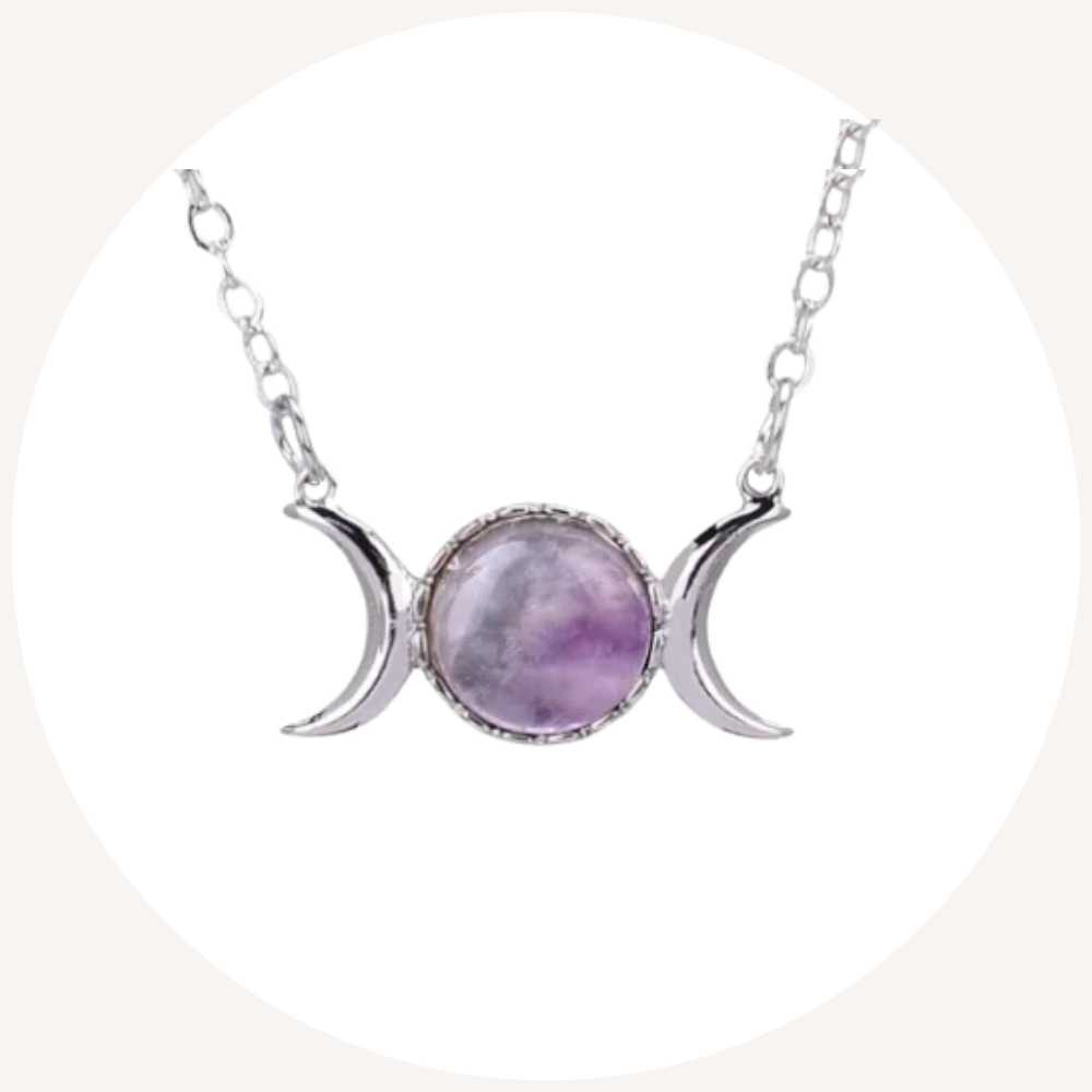 healing crystal necklace