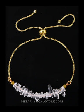 Rock Crystal Gold Bracelet