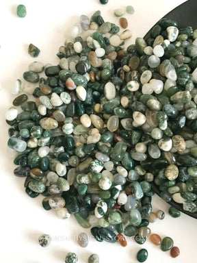 Tumbled Moss Agate - Agate