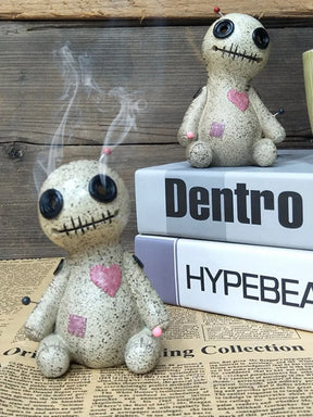 Voodoo doll incense holder