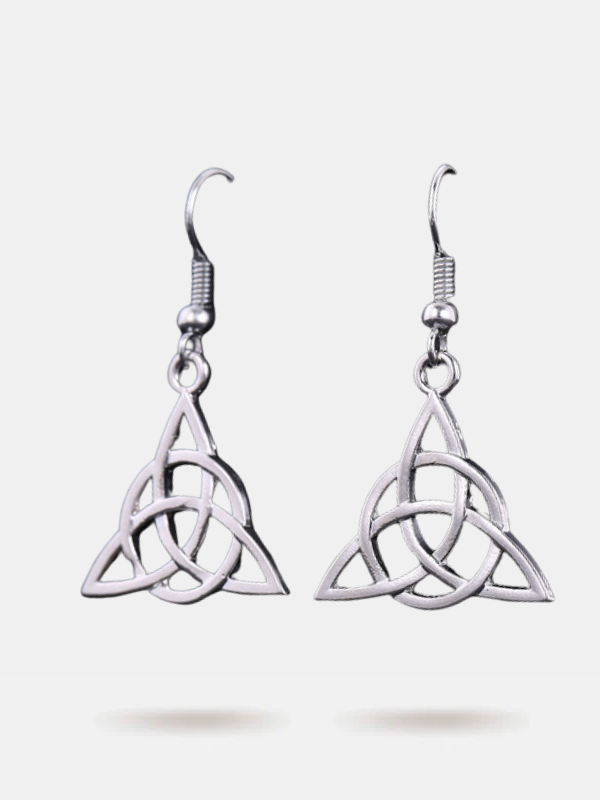 Boucles d'oreilles Triquetra celtique