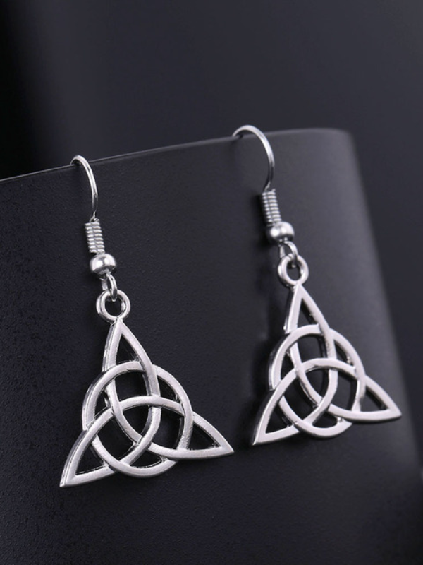 Boucles d'oreilles Triquetra celtique